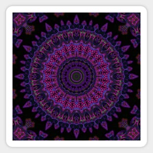 Purple Passion Mandala Sticker